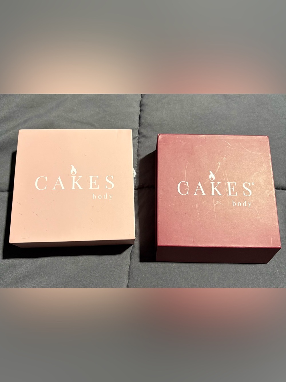 Cakes originals 1 pair circles and 1 pair triangles